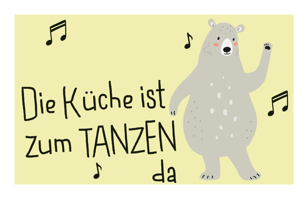 DIE KÜCHE IST ZUM TANZEN DA - MAGNETE