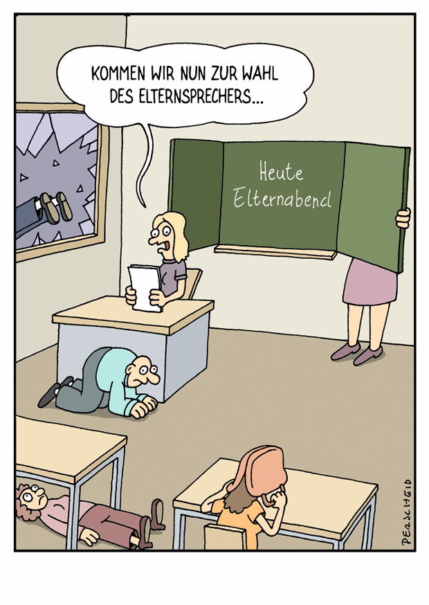 KOMMEN WIR NUN ZUR WAHL DES ELTERNSPRECHERS...