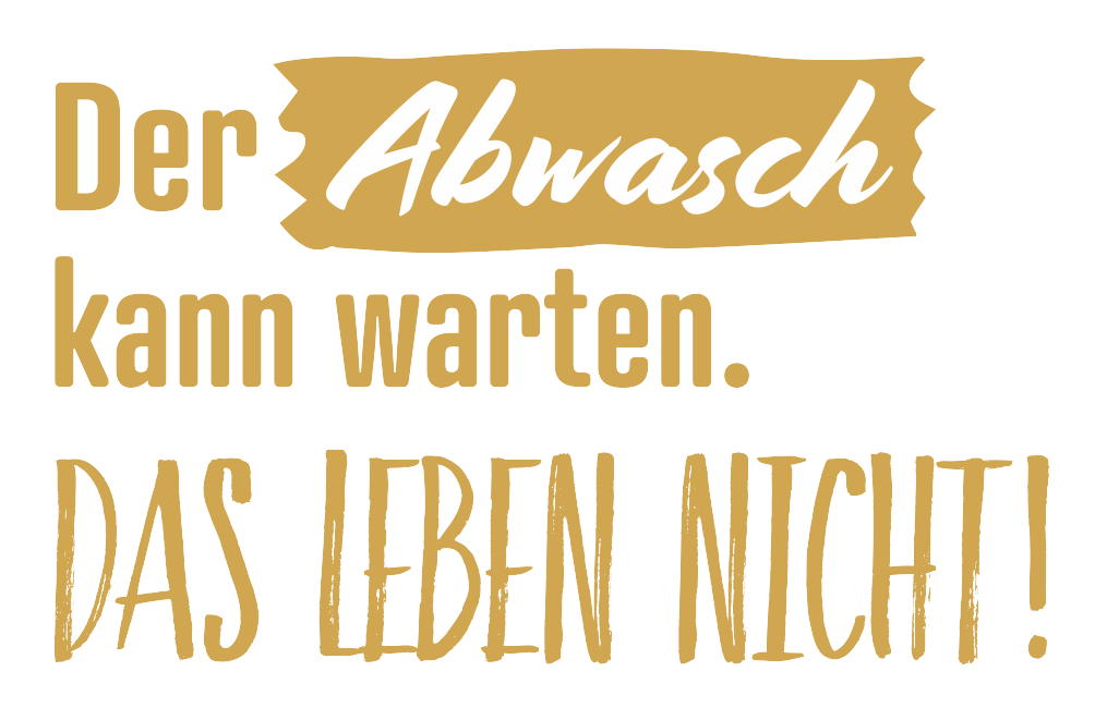 Der Abwasch Kann Warten - Magnete Gold