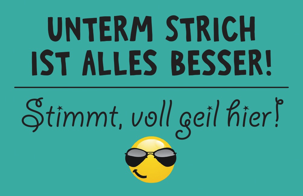 UNTERM STRICH - Magnete