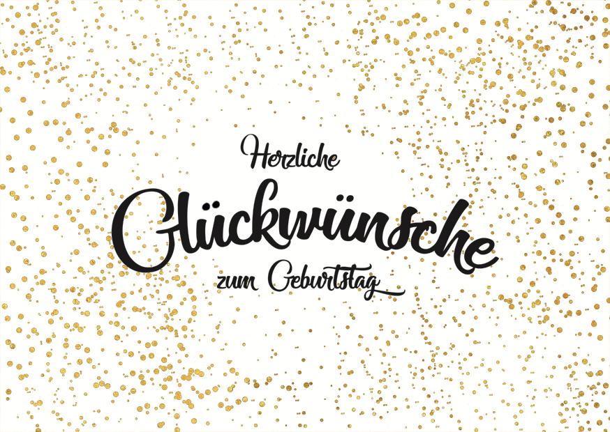 Herzliche Glückwünsche Zum Geburtstag