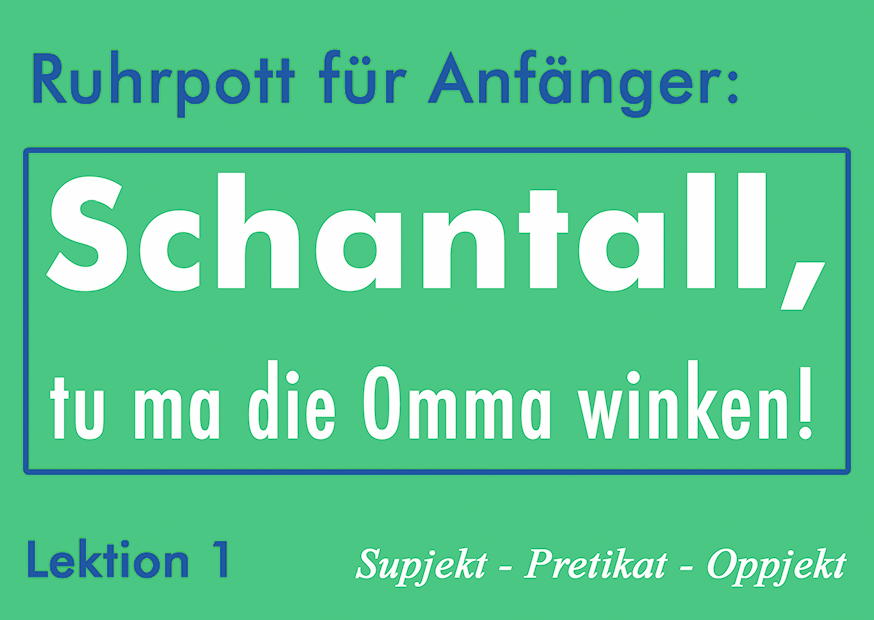 RUHRPOTT FÜR ANFÄNGER