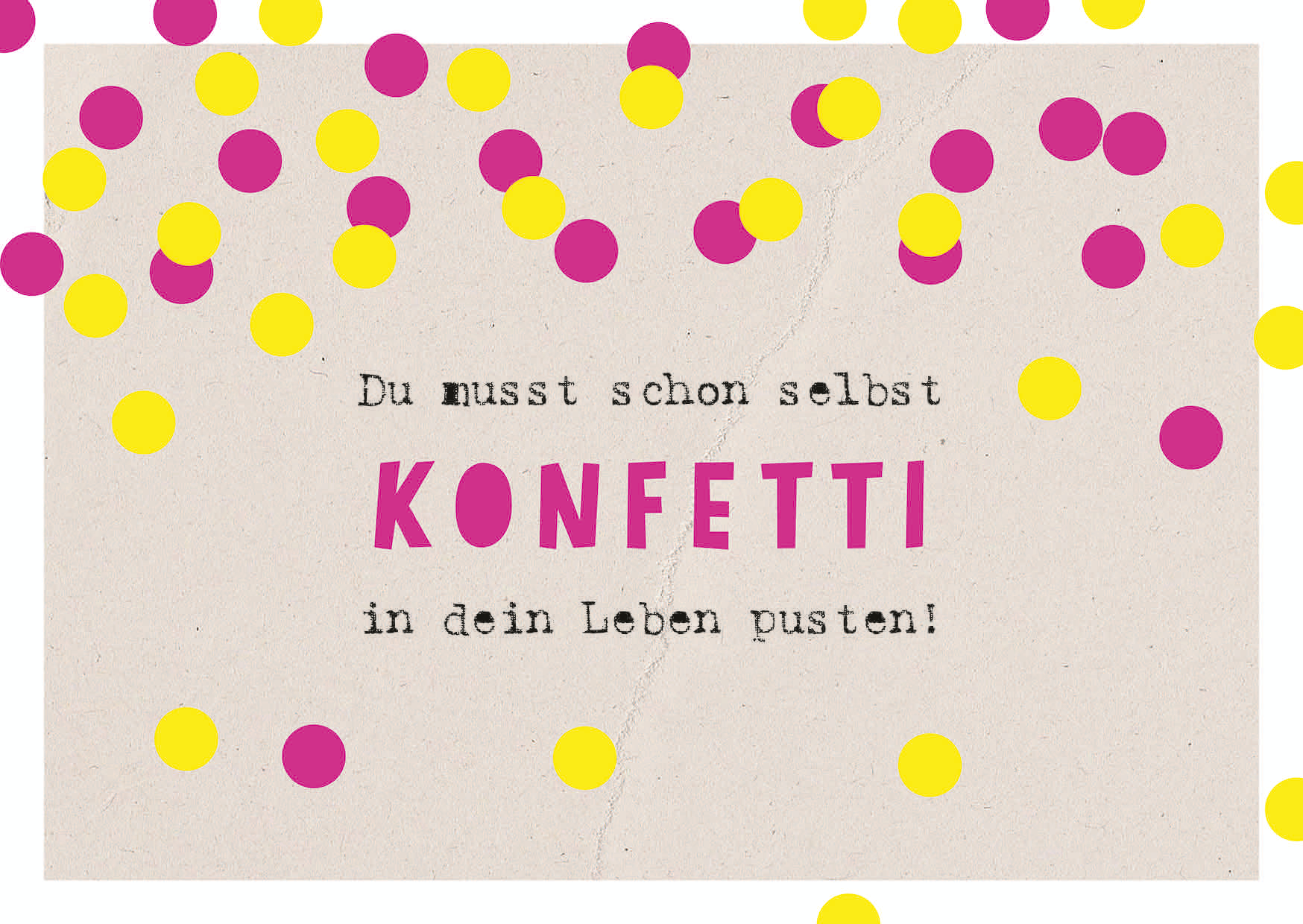 KONFETTI PUSTEN