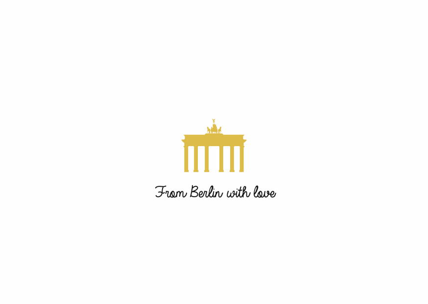 Berlin From Berlin With Love Gold