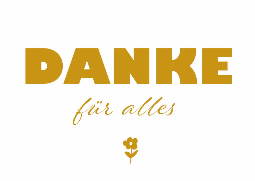 Danke Für Alles Blume