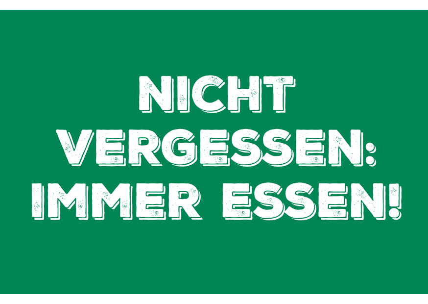 NICHT VERGESSEN - MAGNETE SPEZIAL