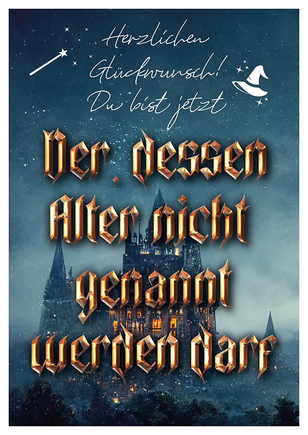 DER, DESSEN ALTER NICHT GENANNT WERDEN DARF