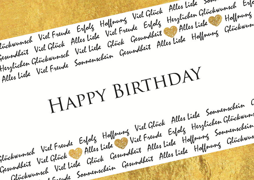 HAPPY BIRTHDAY GLÜCKWUNSCH VIEL FREUDE