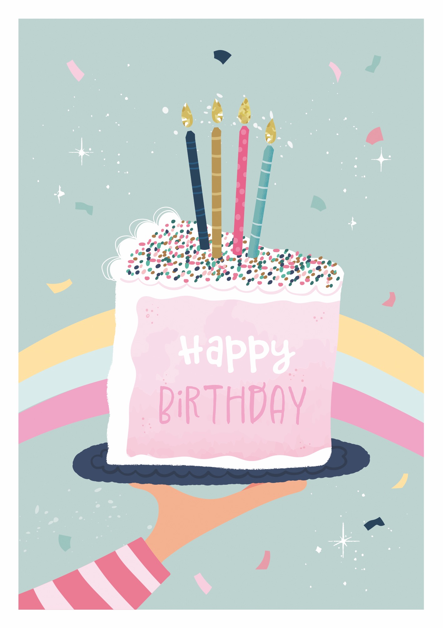 HAPPY BIRTHDAY KUCHENSTÜCK