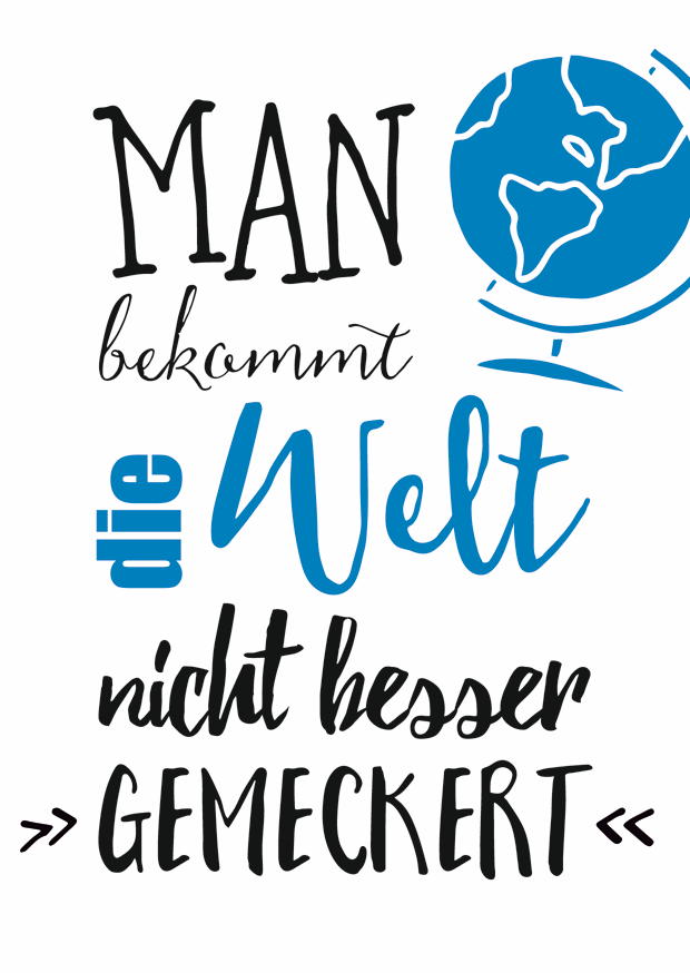WELT NICHT BESSER GEMECKERT