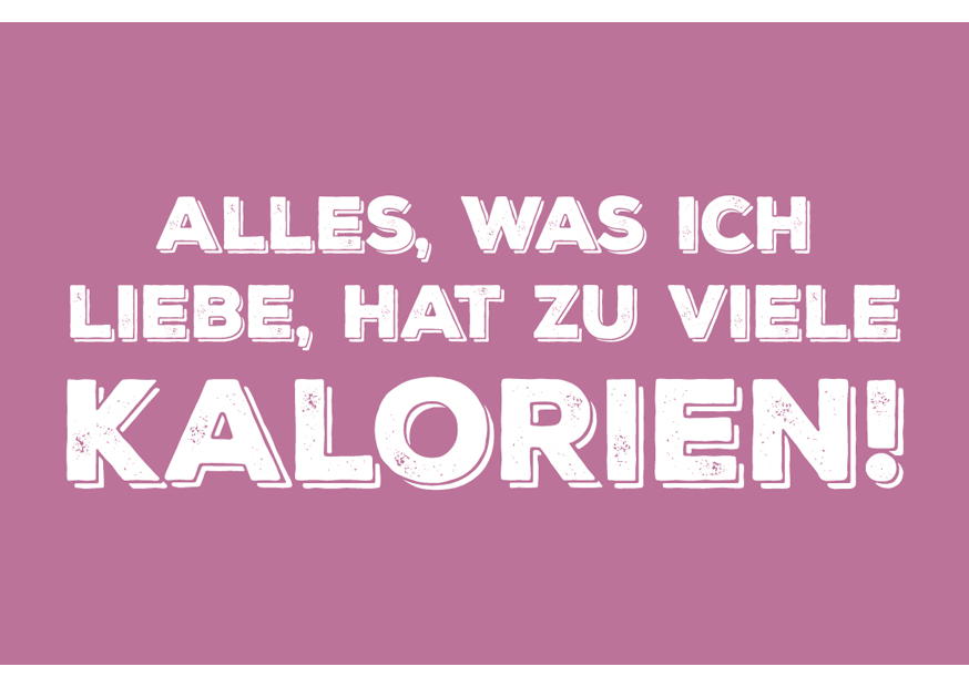 ZU VIELE KALORIEN - MAGNETE SPEZIAL
