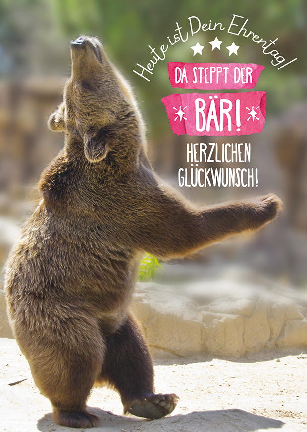 DA STEPPT DER BÄR