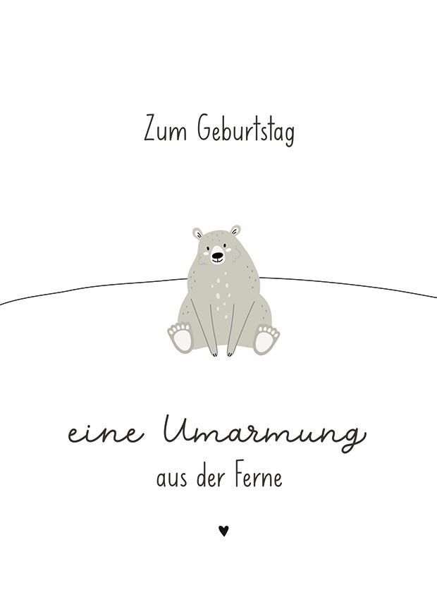 EINE UMARMUNG AUS DER FERNE