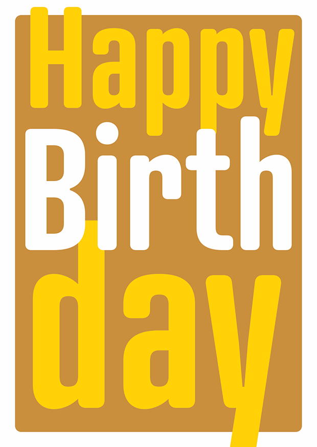 HAPPY BIRTHDAY