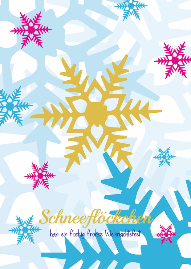 Schneeflöckchen Gold