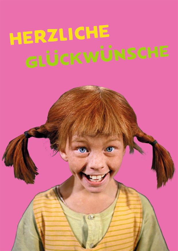 Pl Pippi Herzliche Glückwünsche