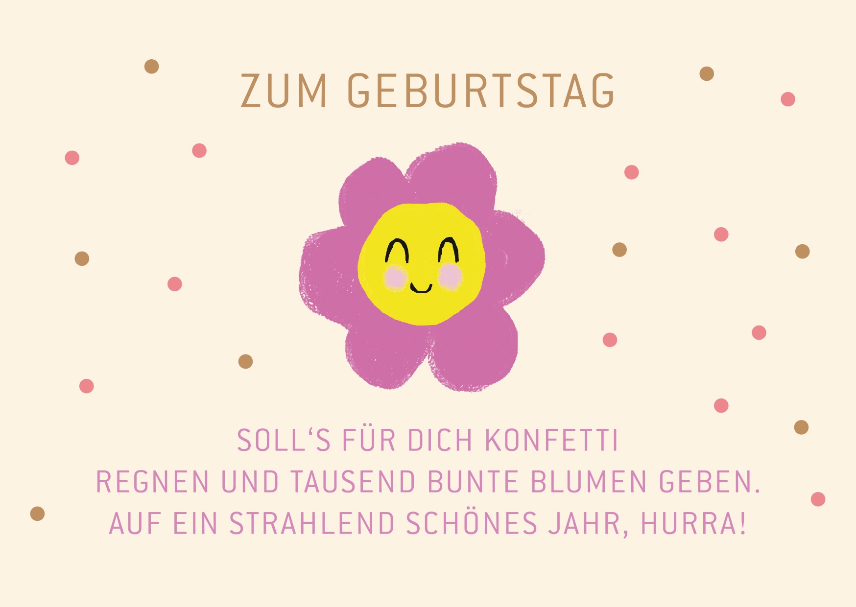 AUF EIN STRAHLEND SCHÖNES JAHR