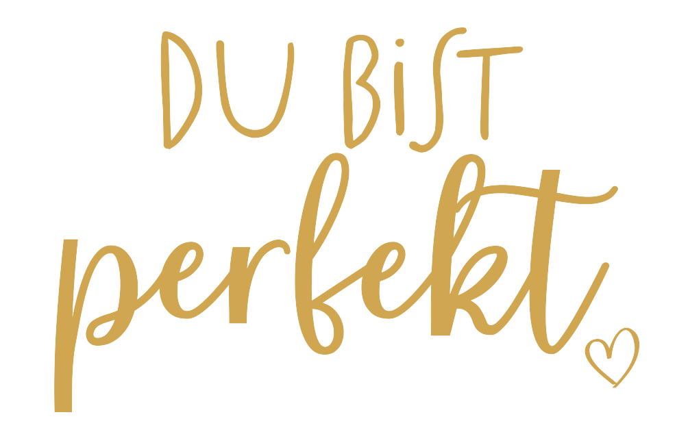 Du Bist Perfekt - Magnete Gold