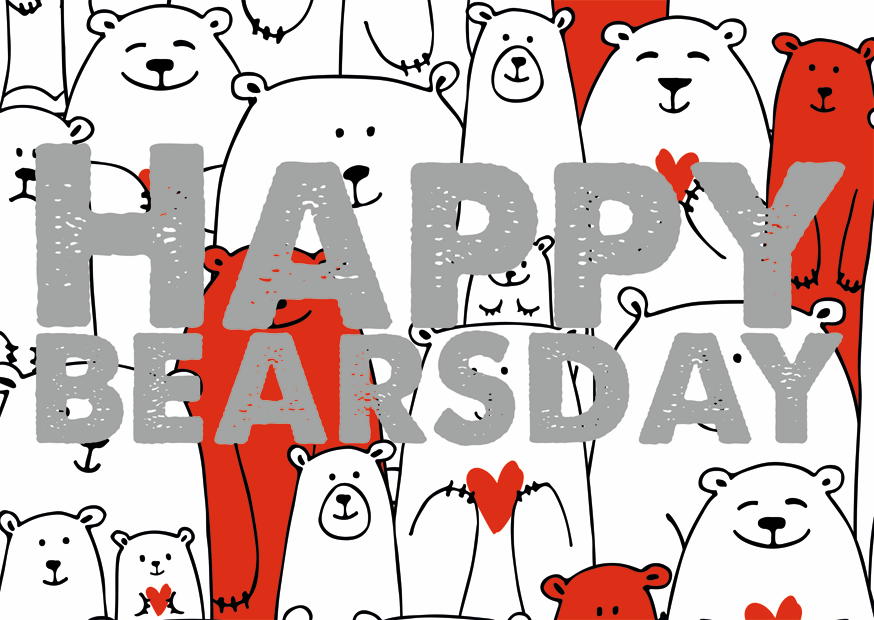 HAPPY BEARSDAY SILBER