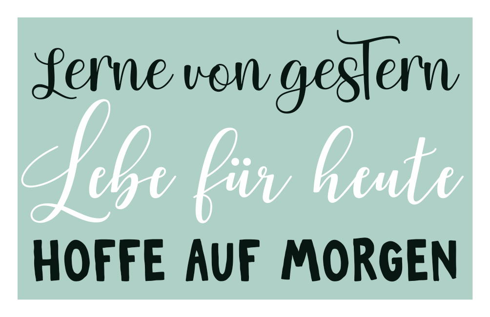 Lebe Für Heute - Magnete