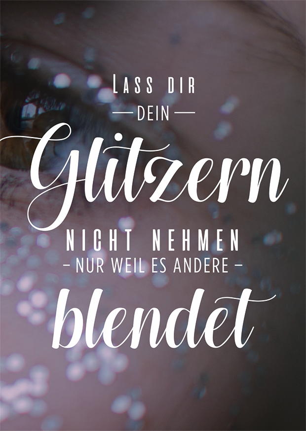 Dein Glitzern Nicht Nehmen