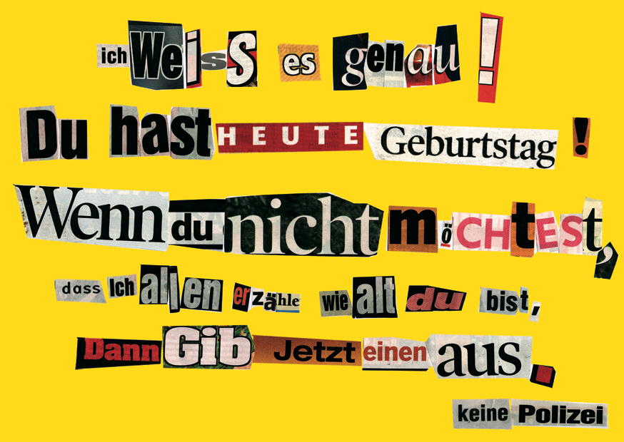 ICH WEISS ES GENAU