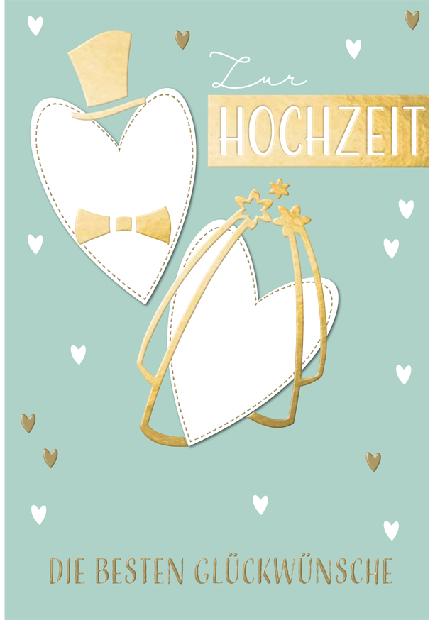 Zur Hochzeit Herzen