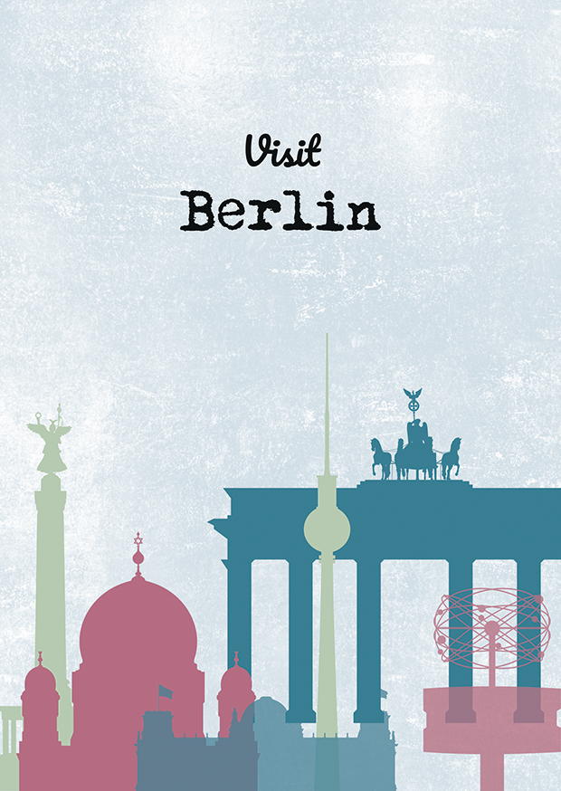 BERLIN VISIT BERLIN SILHOUETTE
