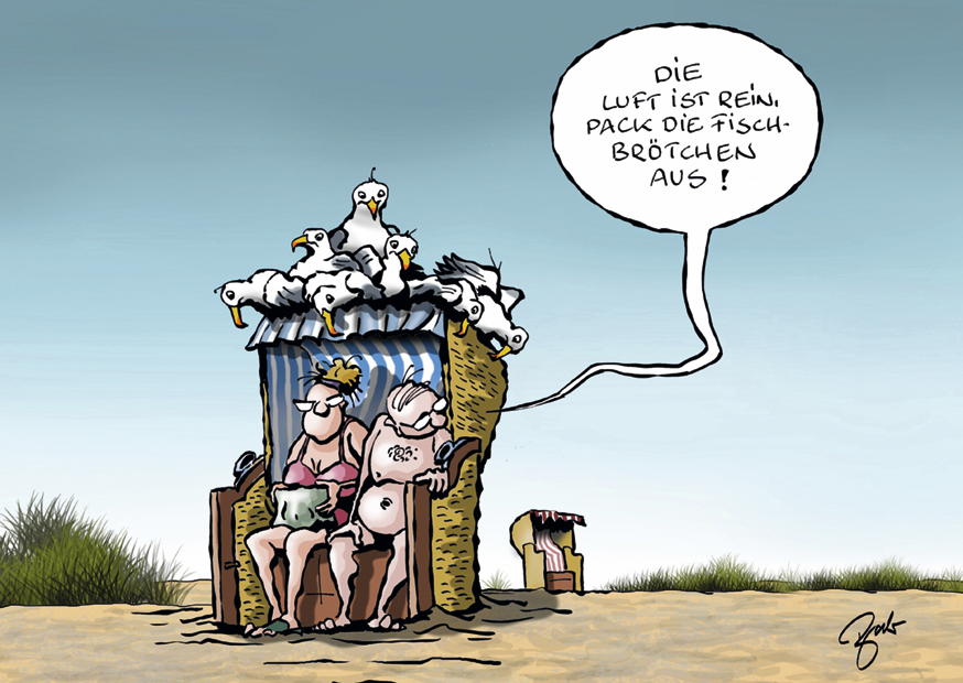DIE LUFT IST REIN, PACK DIE FISCHBRÖTCHEN AUS !
