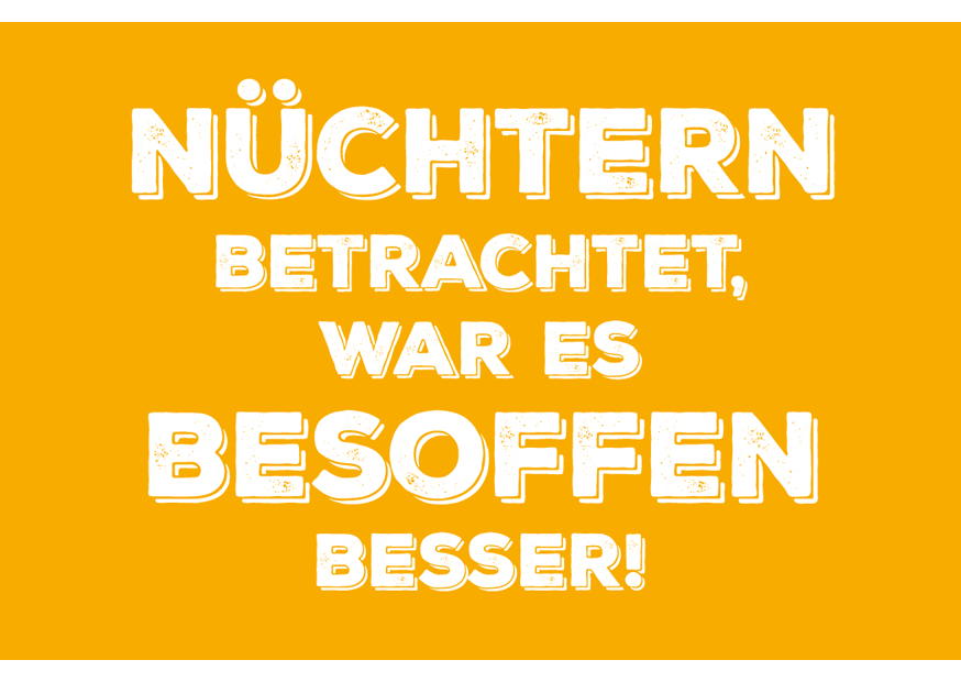 NÜCHTERN BETRACHTET - MAGNETE SPEZIAL