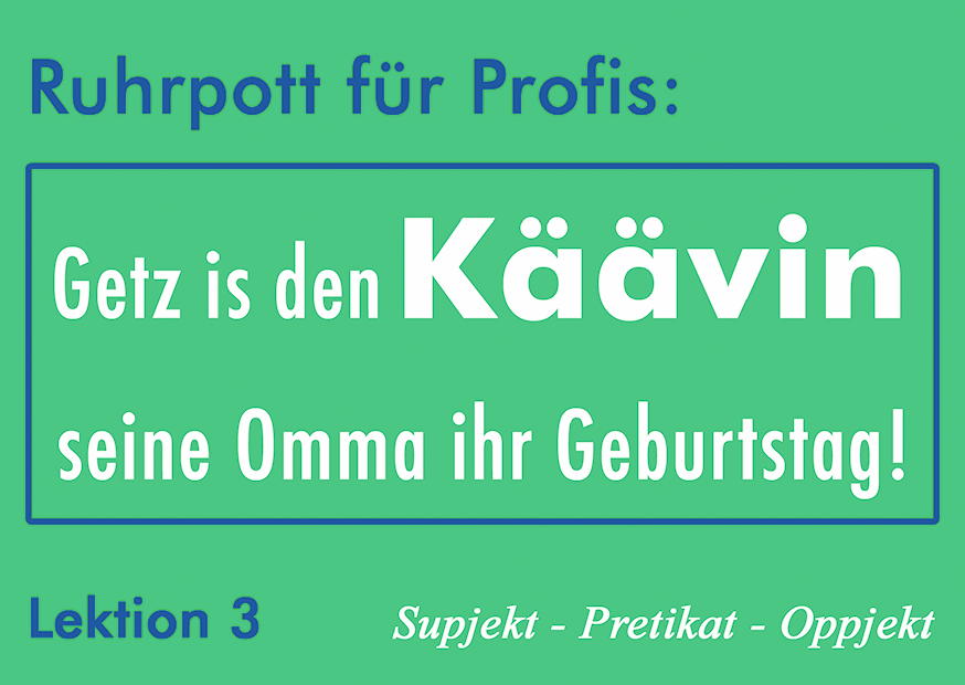 RUHRPOTT FÜR PROFIS