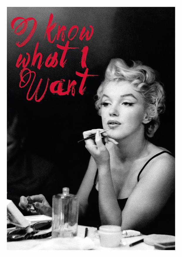 Marilyn Monroe I Know What I Want