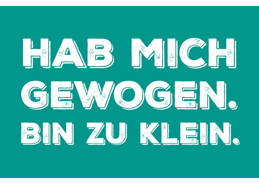 HAB MICH GEWOGEN - MAGNETE SPEZIAL