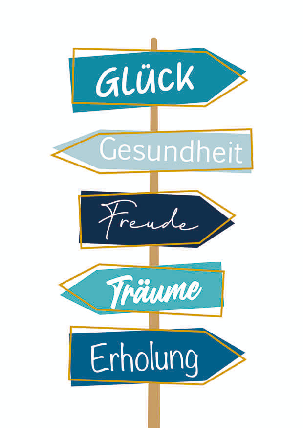 GLÜCK GESUNDHEIT FREUDE