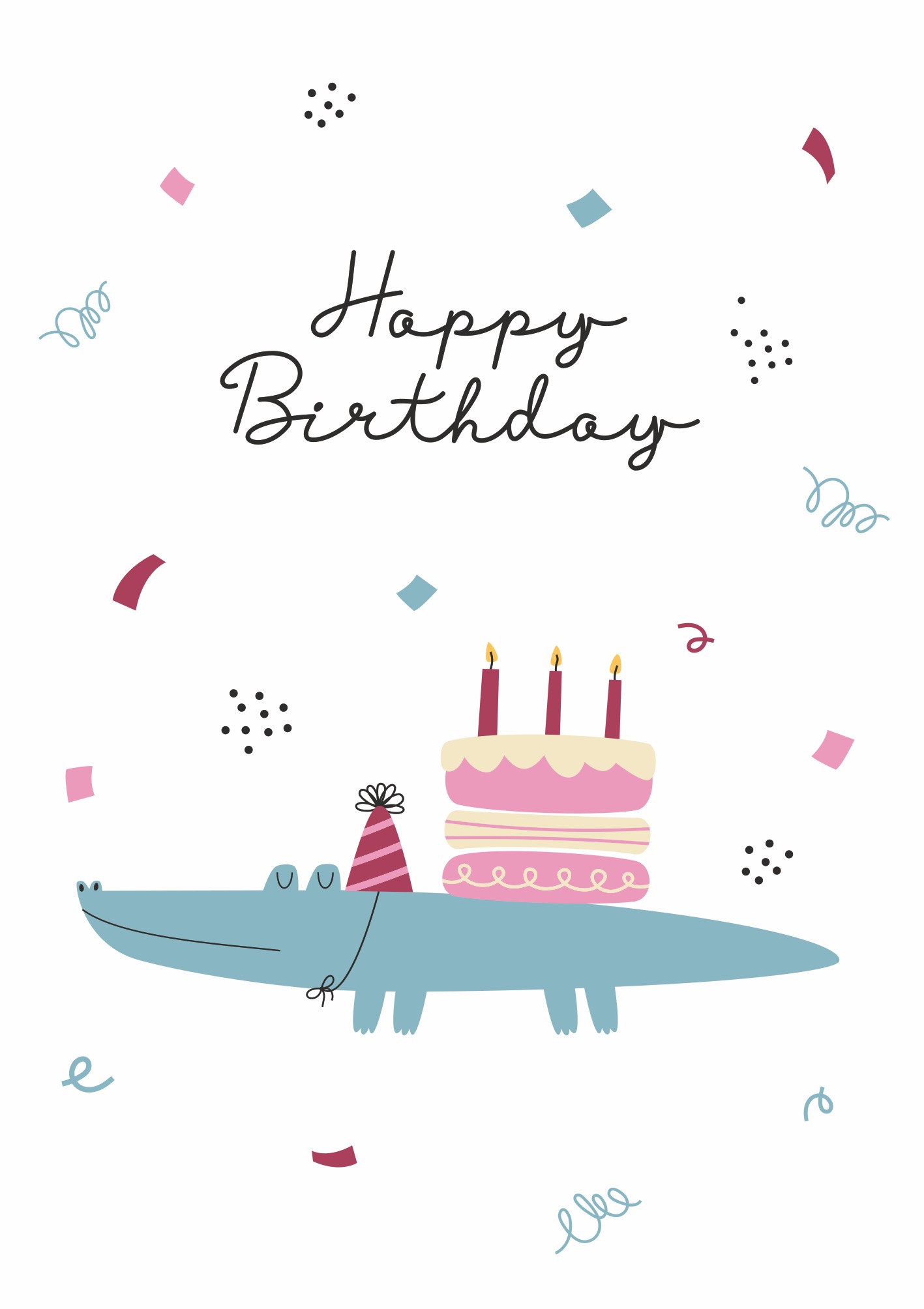 HAPPY BIRTHDAY KROKODIL