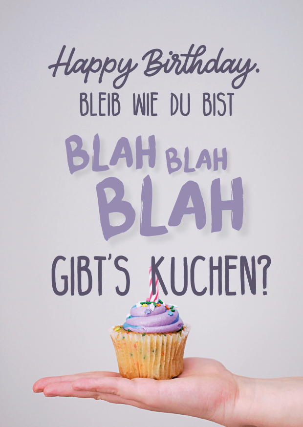HB BLEIB WIE DU BIST BLAH BLAH BLAH