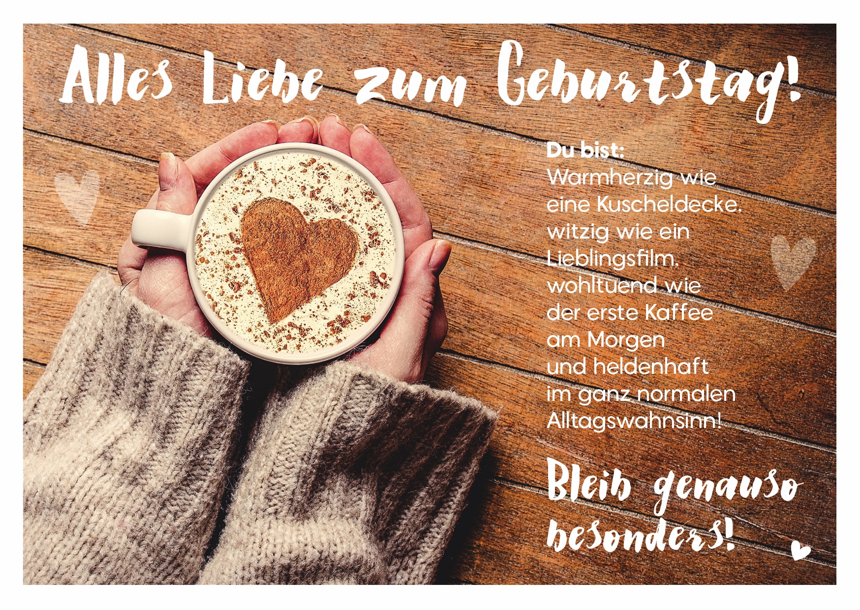 BLEIB GENAUSO BESONDERS