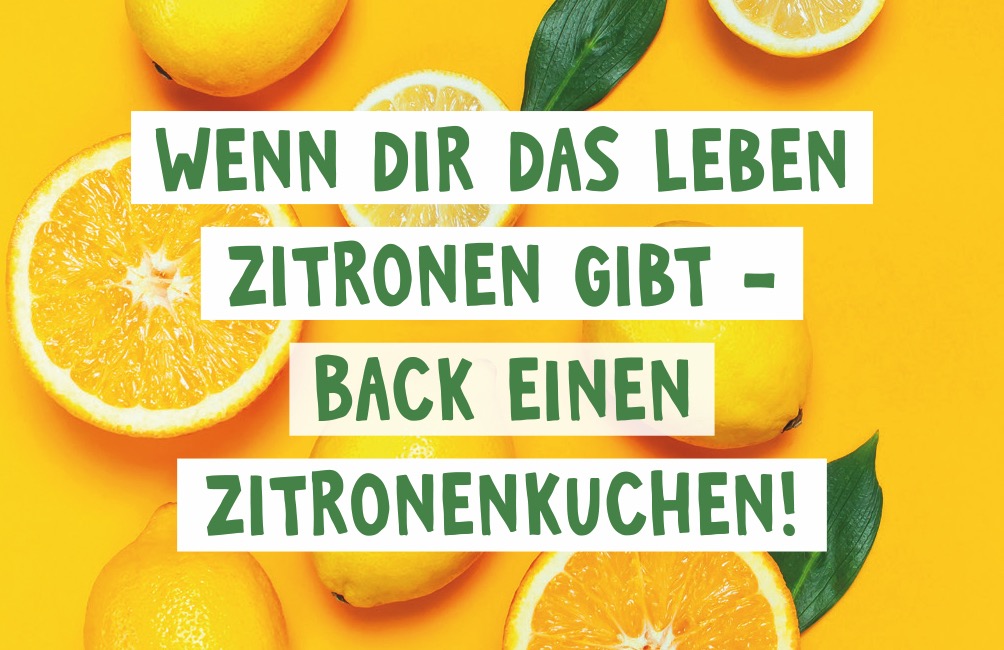 EINEN ZITRONENKUCHEN - Magnete