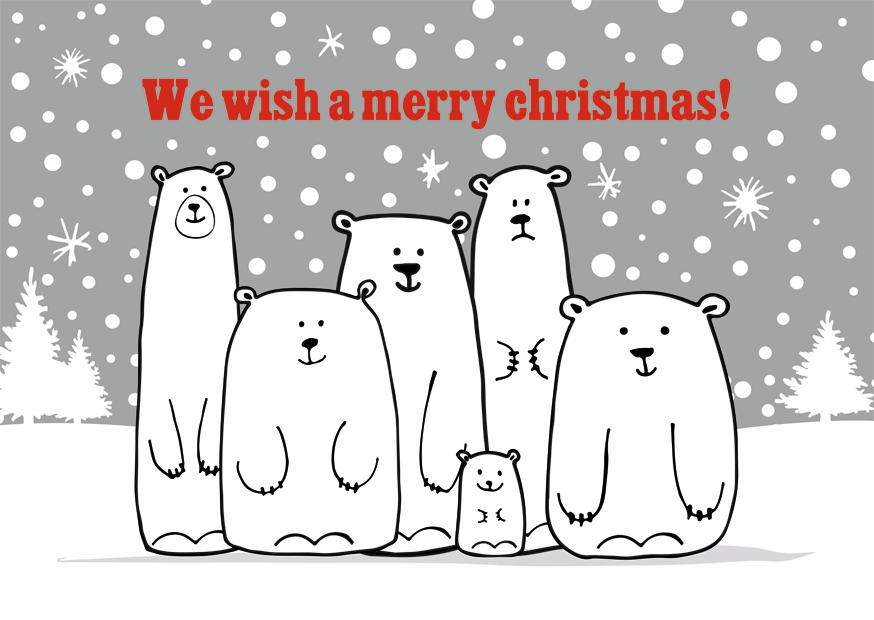 WE WISH A MERRY CHRISTMAS! SILBER