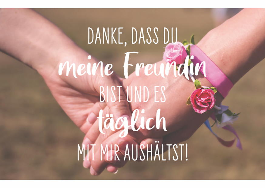 Danke, Dass Du Meine Freundin Bist - Magnete