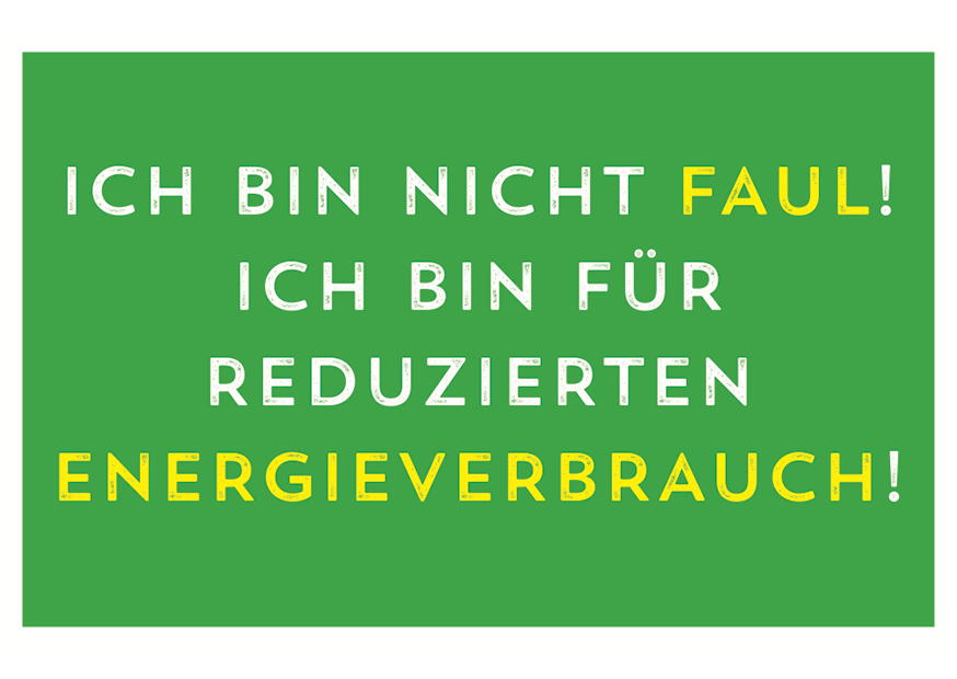 ICH BIN NICHT FAUL - MAGNETE