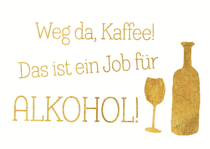 WEG DA, KAFFEE! - MAGNETE GOLD