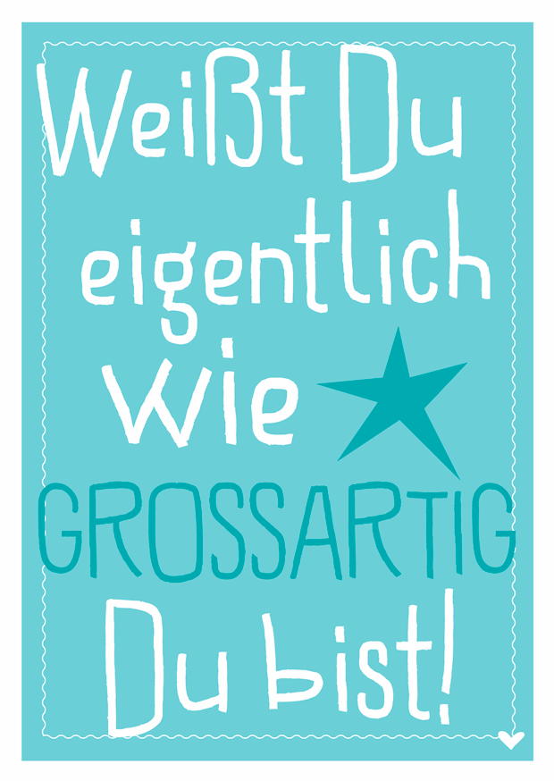 GB-WIE GROSSARTIG DU BIST