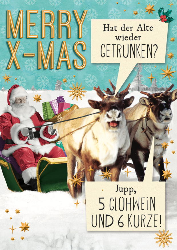 5 GLÜHWEIN UND 6 KURZE GOLD