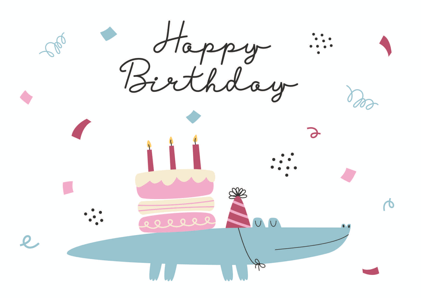 HAPPY BIRTHDAY KROKODIL