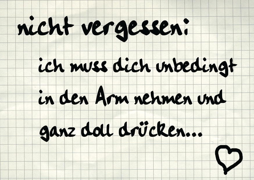 NICHT VERGESSEN