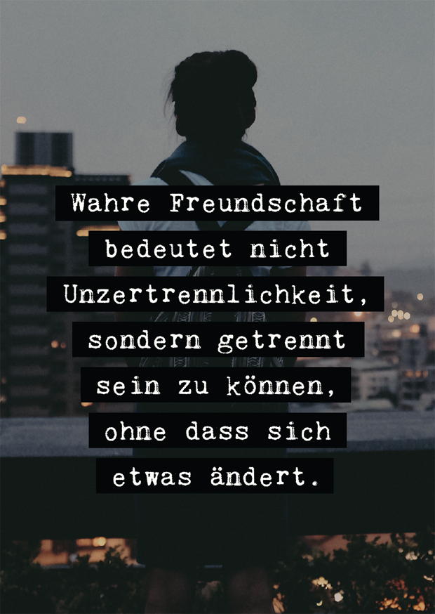 WAHRE FREUNDSCHAFT