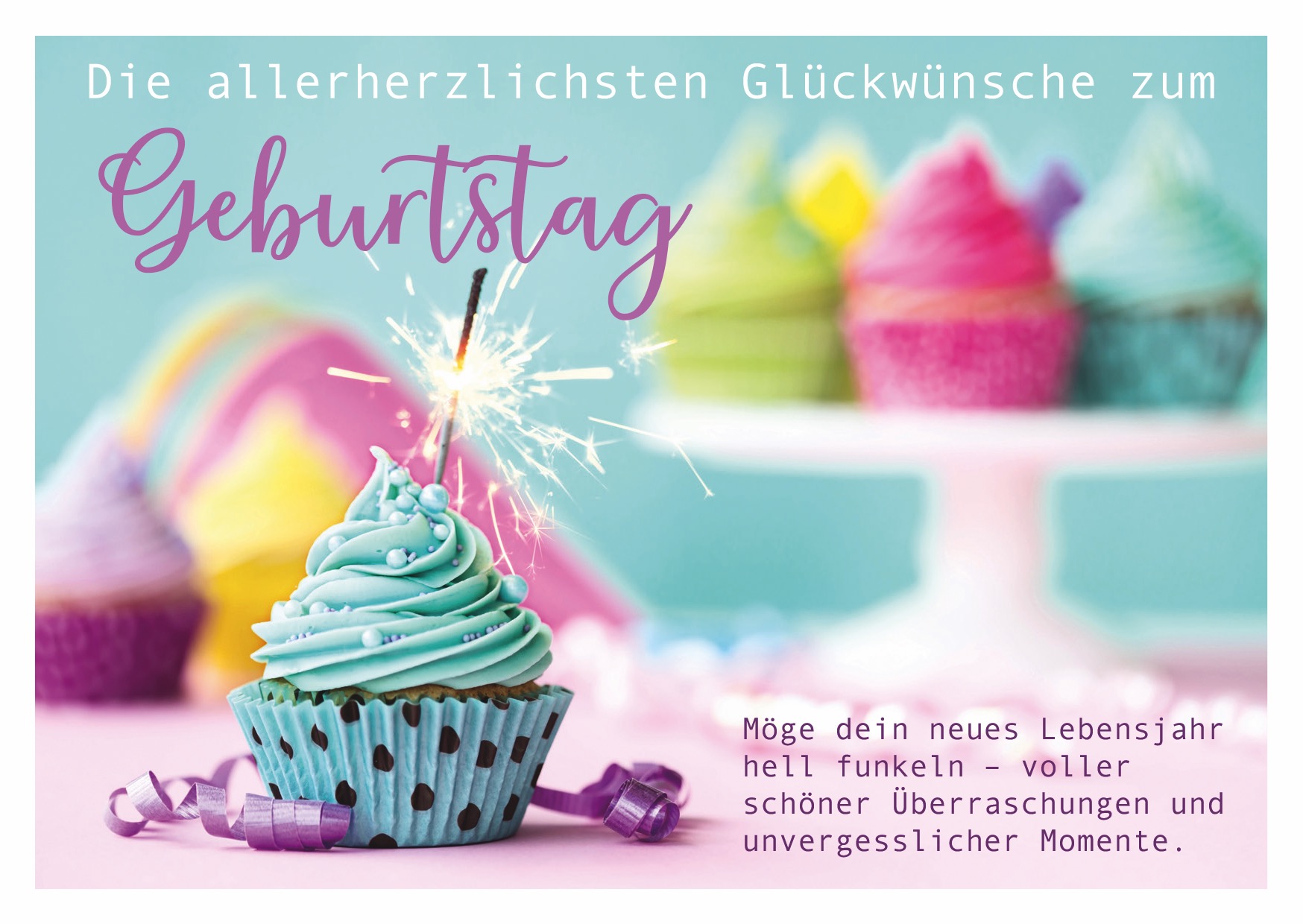 CUPCAKE ZUM GEBURTSTAG