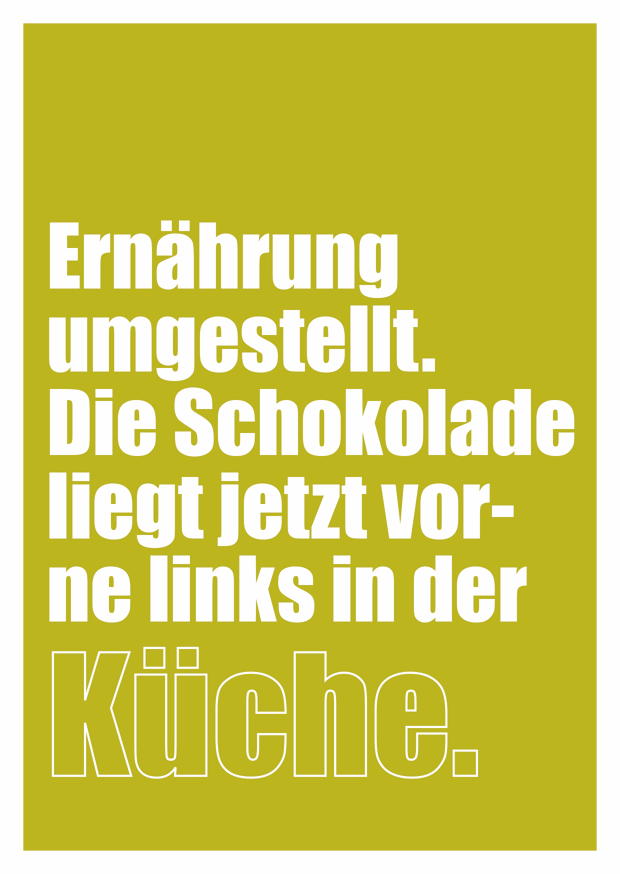 ERNÄHRUNG UMGESTELLT