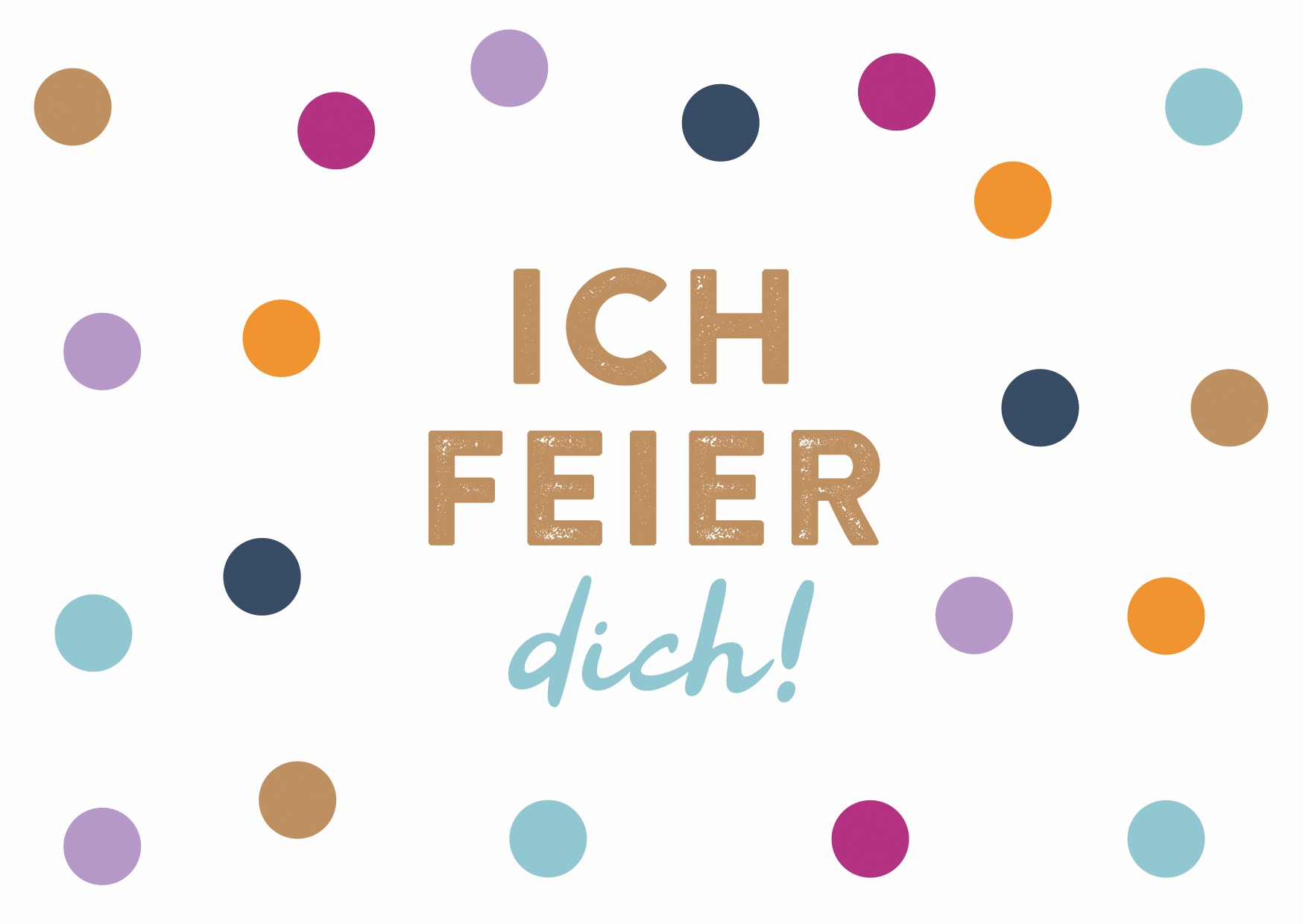 ICH FEIER DICH
